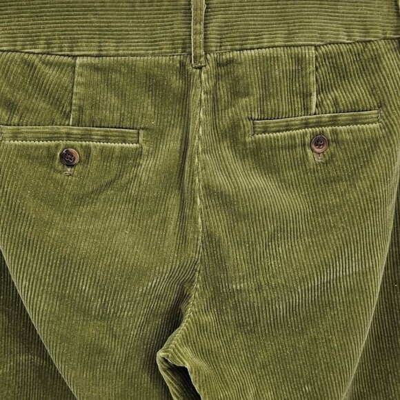J. Crew Womens 8T Vintage Y2K Green Corduroy Flare Pants - Picture 6 of 16